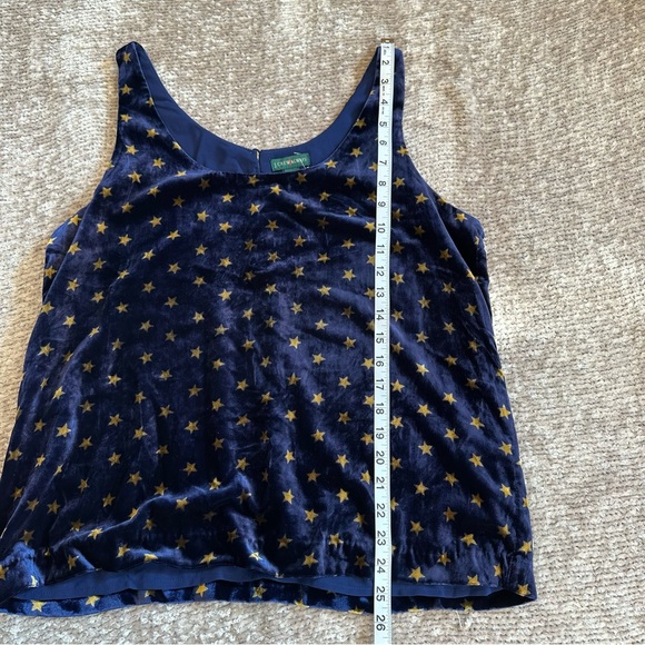 J.Crew Always Midnight Blue Velvet Star Print NWT - Picture 11 of 12
